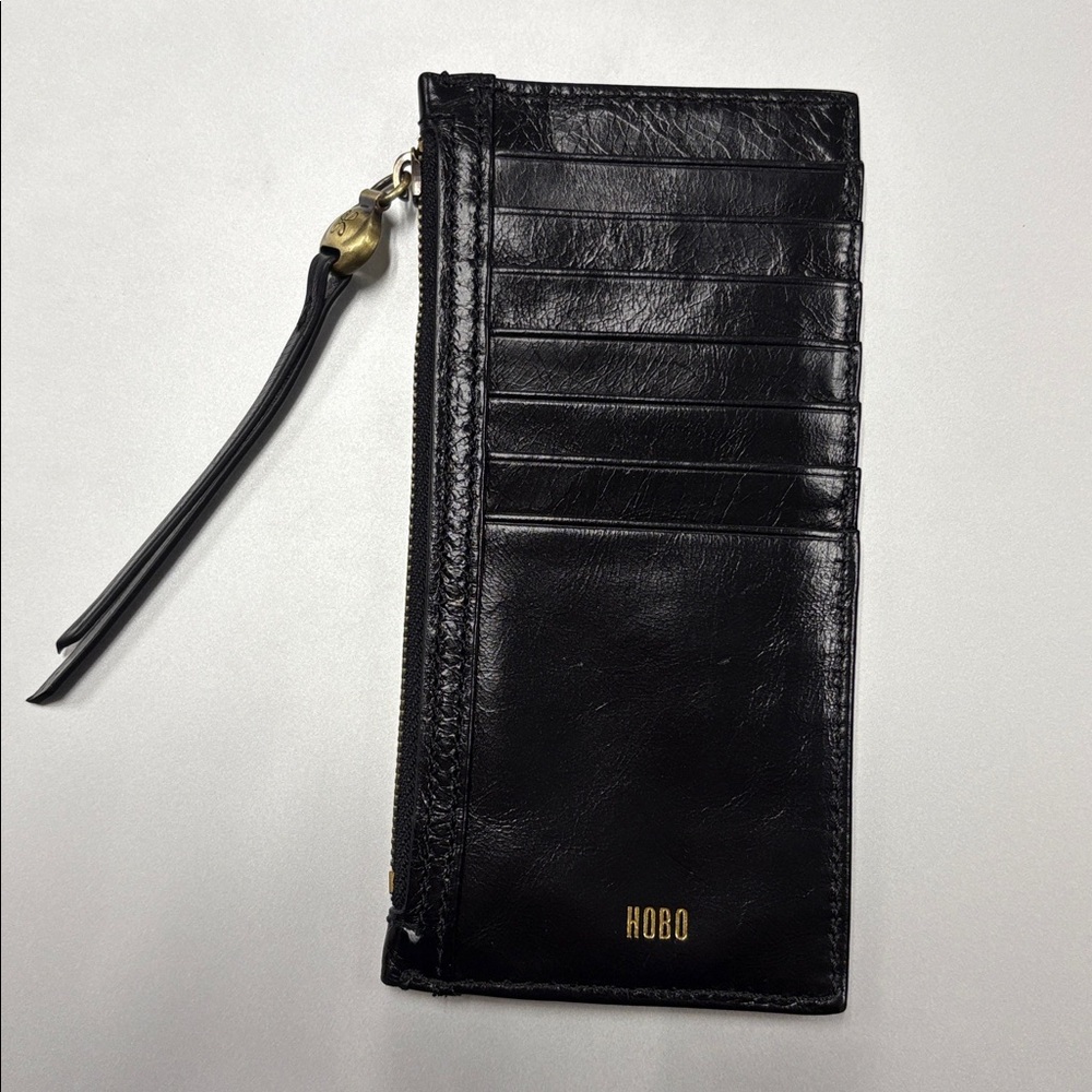 NEW Hobo Carte Card Case - Black wallet cardholder slim - Picture 3 of 6